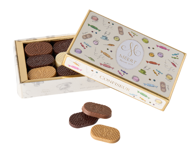 Chocolate gaufrettes (box of 100g)