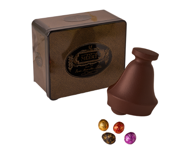 Cloche de Pâques garnie - Noir (coffret métal)